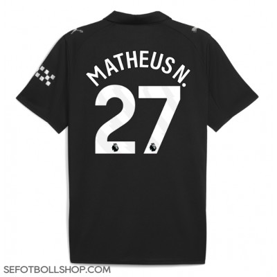 Billiga Manchester City Matheus Nunes #27 Borta fotbollskläder 2025-26 Kortärmad Billiga Manchester City Matheus Nunes #27 Borta fotbollskläder 2025-26 Kortärmad